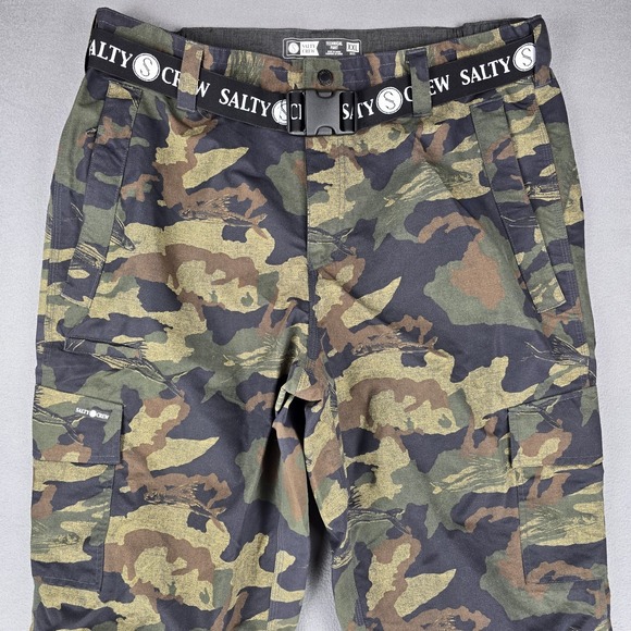 Salty Crew Other - Salty Crew Pinnacle Tech Pants Camo Mens XXL New Outdoor Fishing‎ Hunting Mud